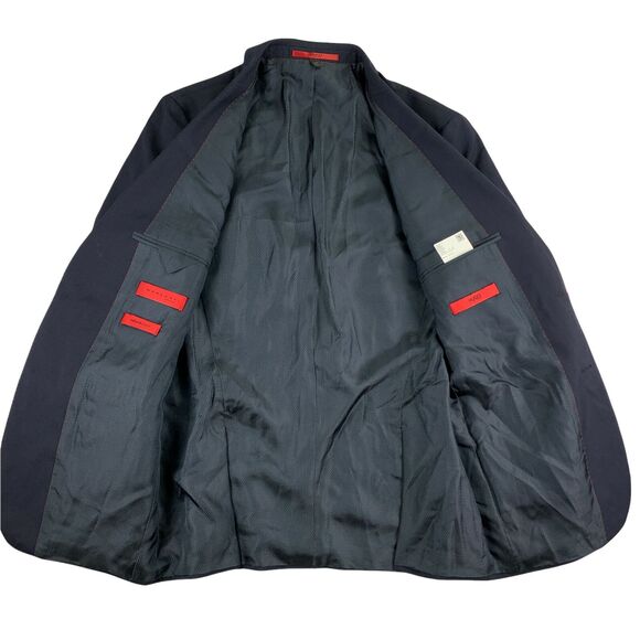 Hugo Boss Mens Modern Fit Wool Marlane Biella Blazer Blue 38R - Picture 3 of 8